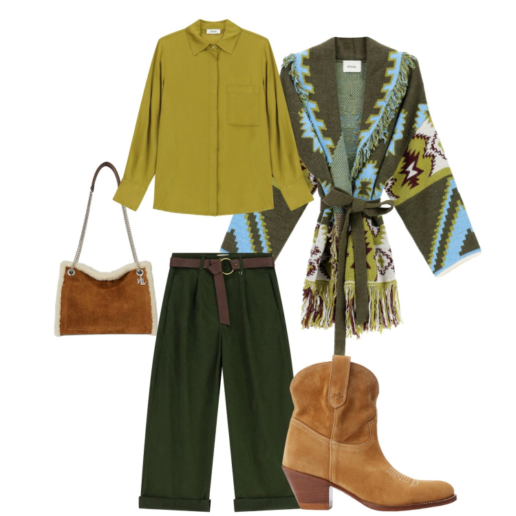 Outfit donna - Adoro i colori autunnali. Stile Casual chic per Tutti i giorni. Abbinamento con pantaloni, cappotti, camicie, stivaletti, borse tote.