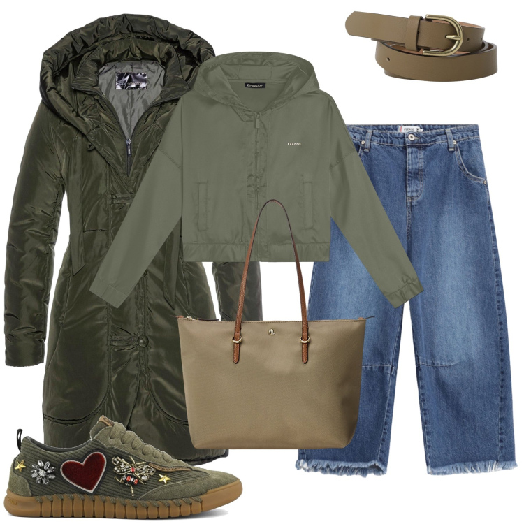 Outfit donna - Le sneakers protagoniste. Stile Casual chic per Tutti i giorni. Abbinamento con blazer, jeans, felpe con cappuccio, cinture, borse tote, sneakers.
