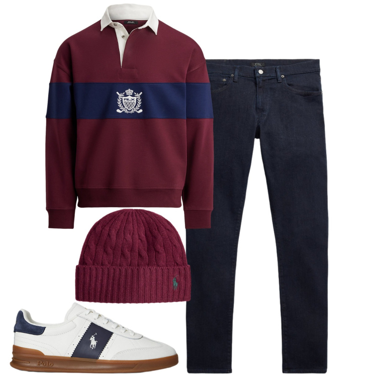 Outfit uomo - Casual curato. Stile Casual per Tutti i giorni. Abbinamento con jeans, berretti, felpe, sneakers.