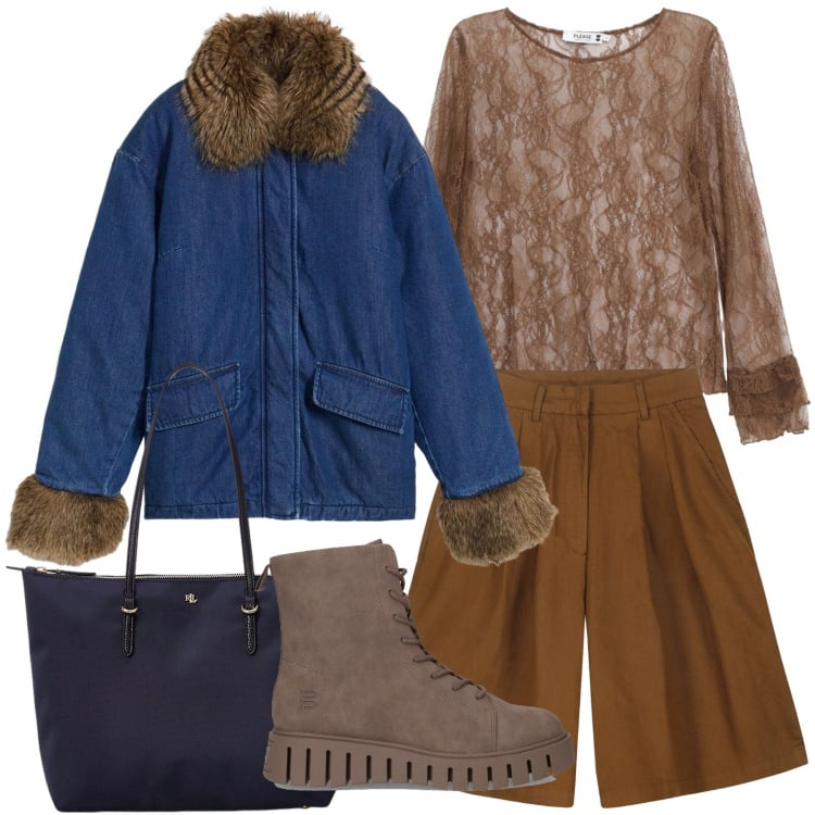 Outfit donna - I pantaloni cropped. Stile Casual per Tutti i giorni. Abbinamento con blazer, top, borse tote, bermuda, anfibi.