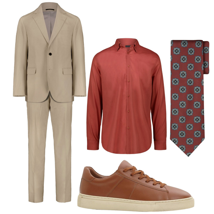 Outfit uomo - Invitato speciale. Stile Business/Elegante per Cerimonia. Abbinamento con sneakers, abiti, camicie, cravatte.
