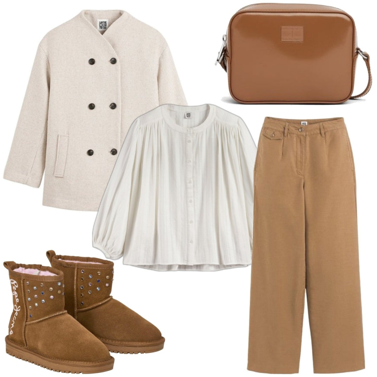 Outfit mujer - Bohemian. Estilo Boho para Todos los días. Combinación con pantalones, abrigos, camisas, bandoleras, botines.