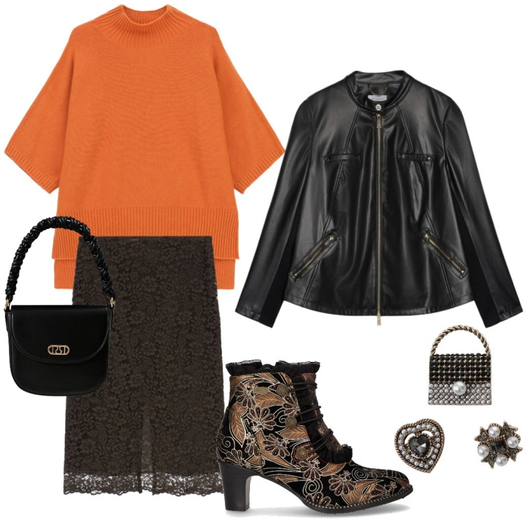 Outfit donna - Gli stivaletti bohemien. Stile Boho per Serata fuori. Abbinamento con gonne lunghe, borse a mano, maglieria, accessori per capelli, giacche, stivaletti.