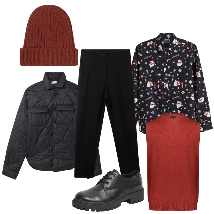 Outfit uomo - Oggi casual. Stile Casual per Tutti i giorni. Abbinamento con camicie, scarpe stringate, pantaloni chino, giacche, gilet, berretti.