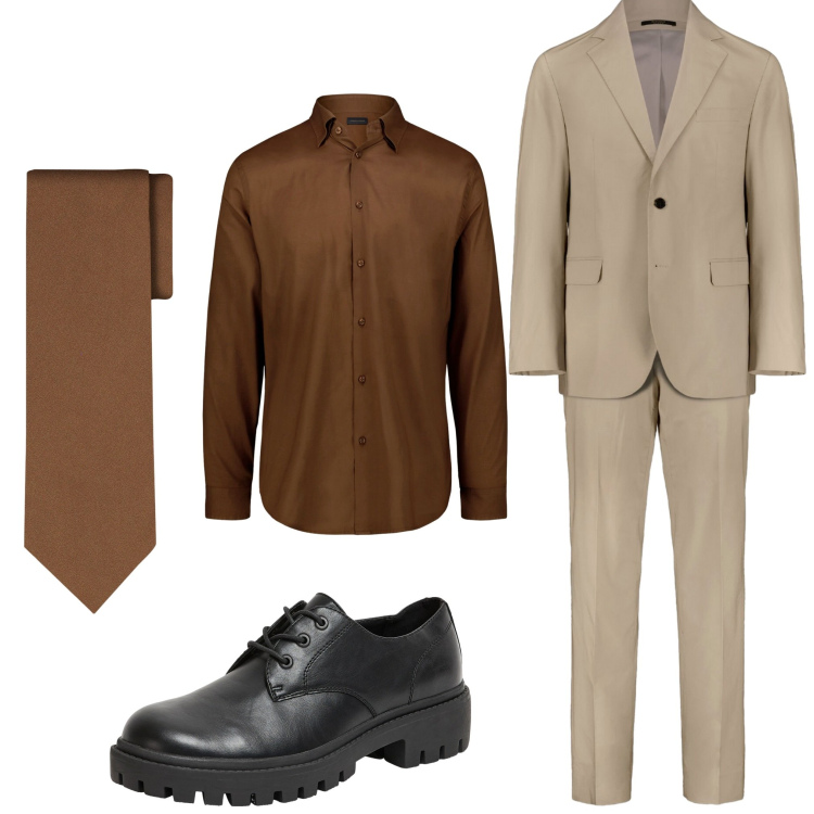 Outfit uomo - Oggi in ufficio. Stile Business/Elegante per Ufficio. Abbinamento con scarpe stringate, abiti, cravatte, camicie.