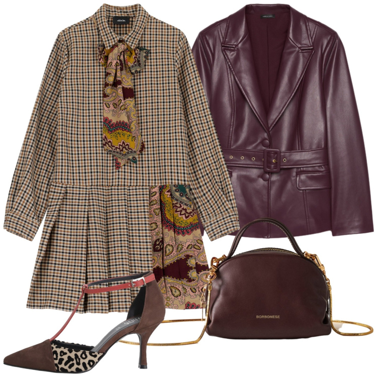 Outfit donna - Total look #2268587. Stile Glamour per Serata fuori. Abbinamento con décolleté, vestiti, borse a mano, blazer.