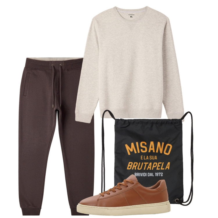 Outfit uomo - Sport time. Stile Urban per Sport. Abbinamento con sneakers, pantaloni, borse sportive, felpe.