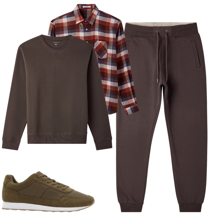 Outfit uomo - Relax. Stile Casual per Tutti i giorni. Abbinamento con sneakers, pantaloni, felpe, camicie.