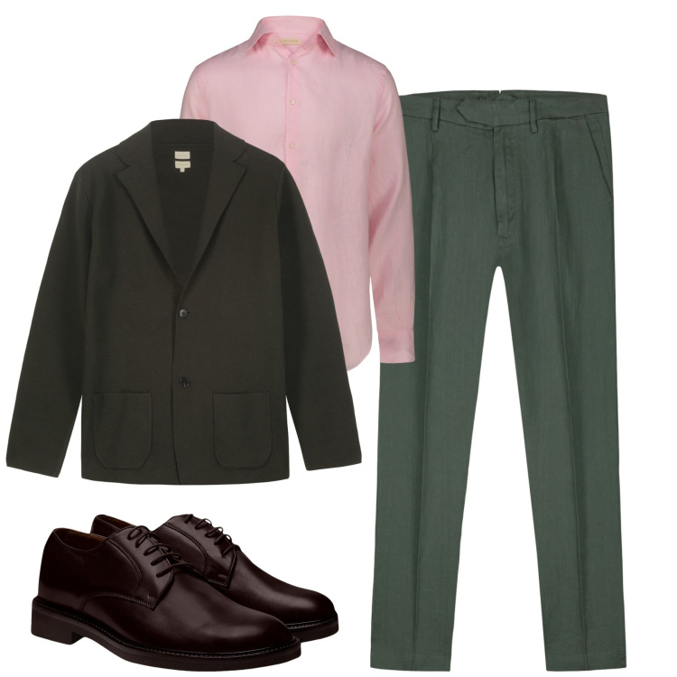 Outfit uomo - City. Stile Urban per Tutti i giorni. Abbinamento con scarpe stringate, camicie, pantaloni, giacche.