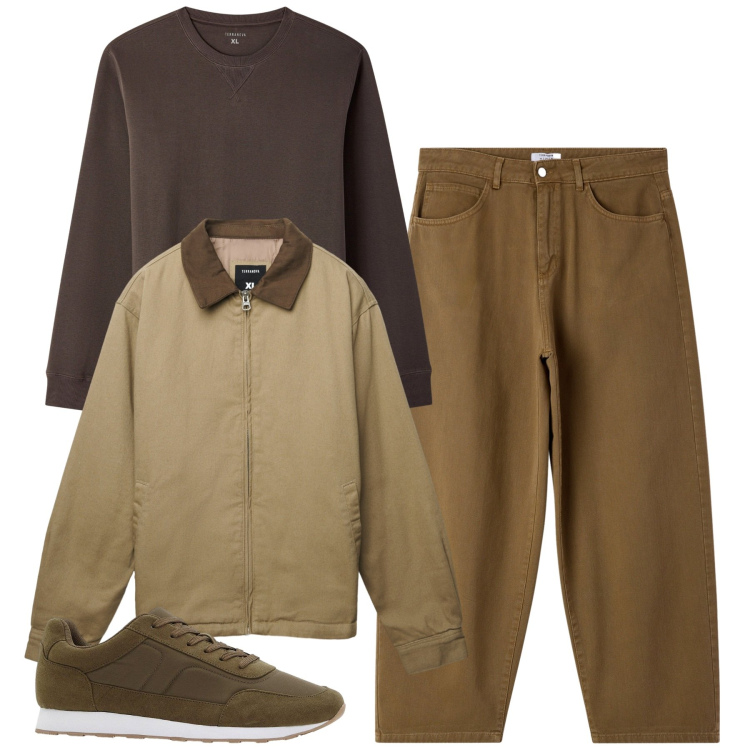 Outfit uomo - Total look #2269263. Stile Casual per Tutti i giorni. Abbinamento con sneakers, felpe, pantaloni, giacche.