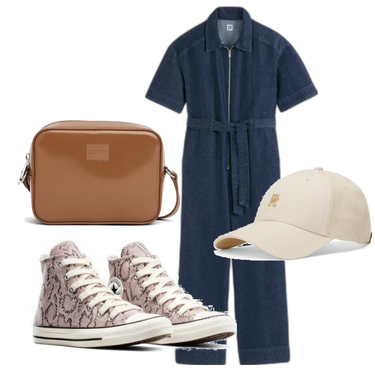 Outfit mujer - Sporty chic #3476. Estilo Sporty chic para Todos los días. Combinación con chándales, sneakers, bandoleras, sombreros.