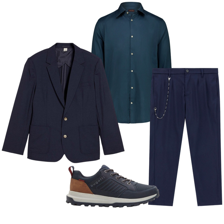 Outfit uomo - Total look #2269429. Stile Casual per Tutti i giorni. Abbinamento con sneakers, giacche, pantaloni, camicie.