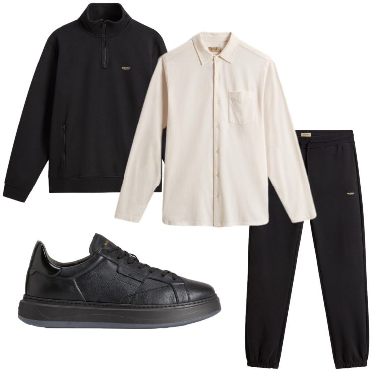 Outfit uomo - Eleganza rilassata. Stile Casual per Tutti i giorni. Abbinamento con pantaloni, sneakers, camicie, felpe.