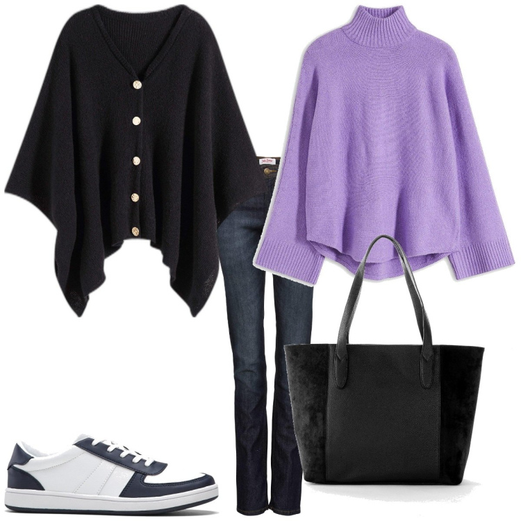 Outfit femme - Urban #6756. Style Urban pour Tous les jours. Assortir avec pulls, manteaux, jeans, sac cabas, sneakers.