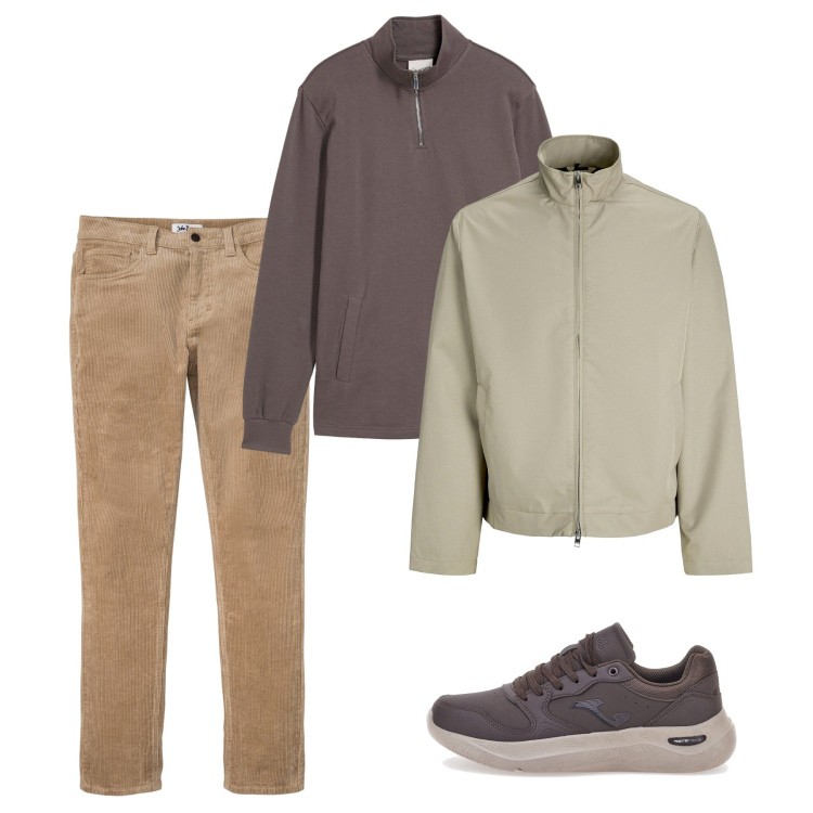Outfit uomo - Autunno. Stile Casual per Tutti i giorni. Abbinamento con pantaloni, felpe, giacche, sneakers.