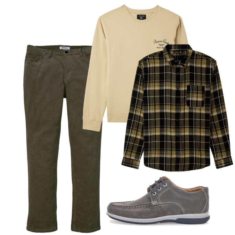 Outfit uomo - Mocassini per novembre. Stile Casual per Tutti i giorni. Abbinamento con pantaloni, felpe, camicie, scarpe stringate.