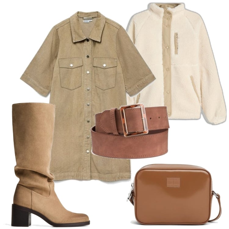 Outfit mujer - Urban look. Estilo Urban para Todos los días. Combinación con vestidos cortos, botas, blazers, cinturones, bandoleras.