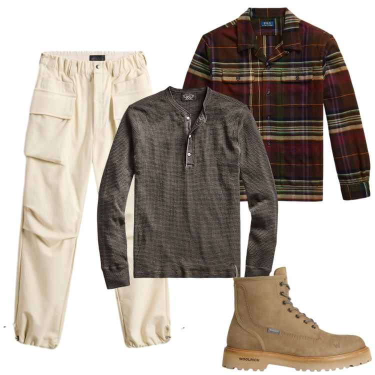 Outfit uomo - Giacca a novembre. Stile Casual per Tutti i giorni. Abbinamento con t-shirt, giacche, pantaloni, anfibi.