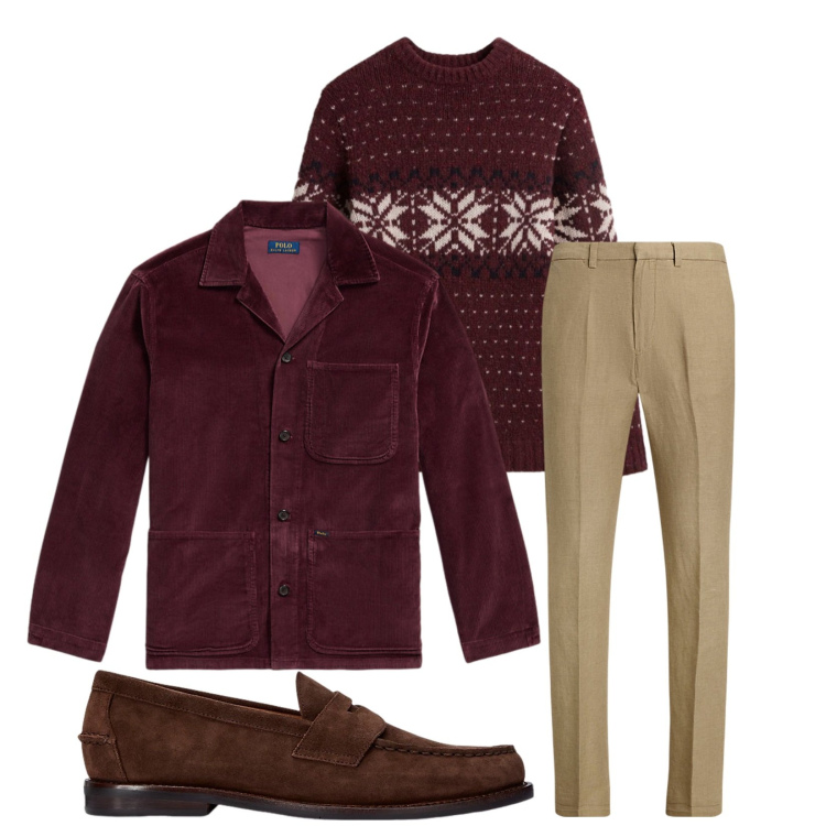 Outfit uomo - Total look #2283527. Stile Trendy per Serata speciale. Abbinamento con scarpe stringate, giacche, pantaloni, maglieria.