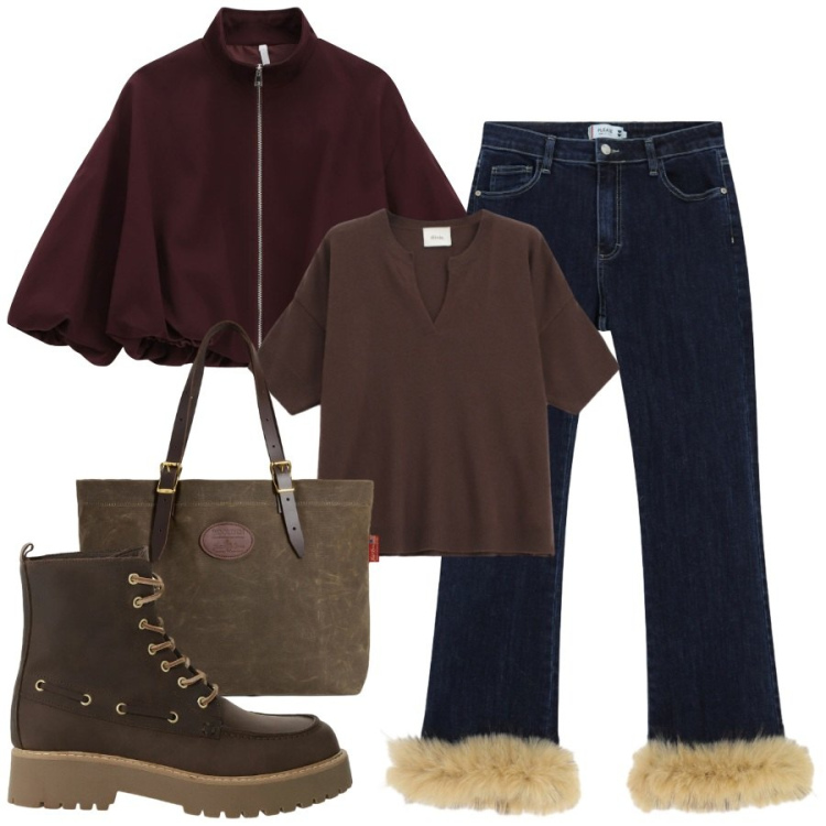 Outfit donna - A novembre con gli stivaletti -@susyste. Stile Urban per Tutti i giorni. Abbinamento con pantaloni, bomber, stivaletti, maglieria, borse tote.