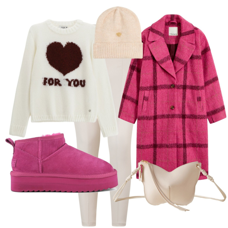 Outfit donna - Autunno colorato. Stile Casual per Tutti i giorni. Abbinamento con cappotti, pullovers, borse a tracolla, pantaloni skinny, berretti, stivaletti.