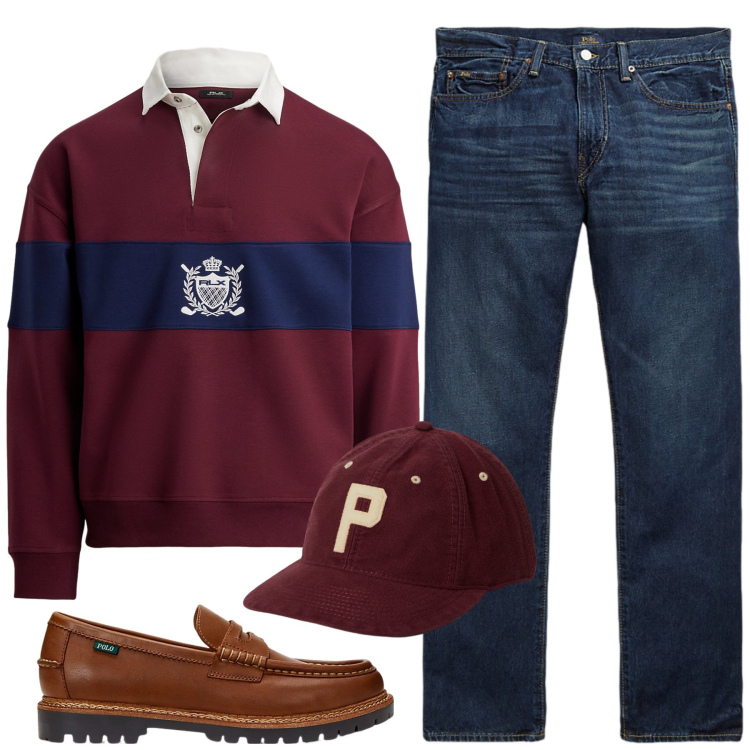 Outfit uomo - Novembre. Stile Casual per Tutti i giorni. Abbinamento con scarpe stringate, jeans dritti, felpe, cappelli.