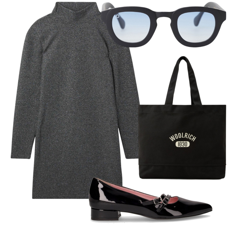 Outfit donna - Non serve altro per l ufficio. Stile Bon Ton per Ufficio. Abbinamento con vestiti corti, occhiali da sole, borse tote, ballerine.