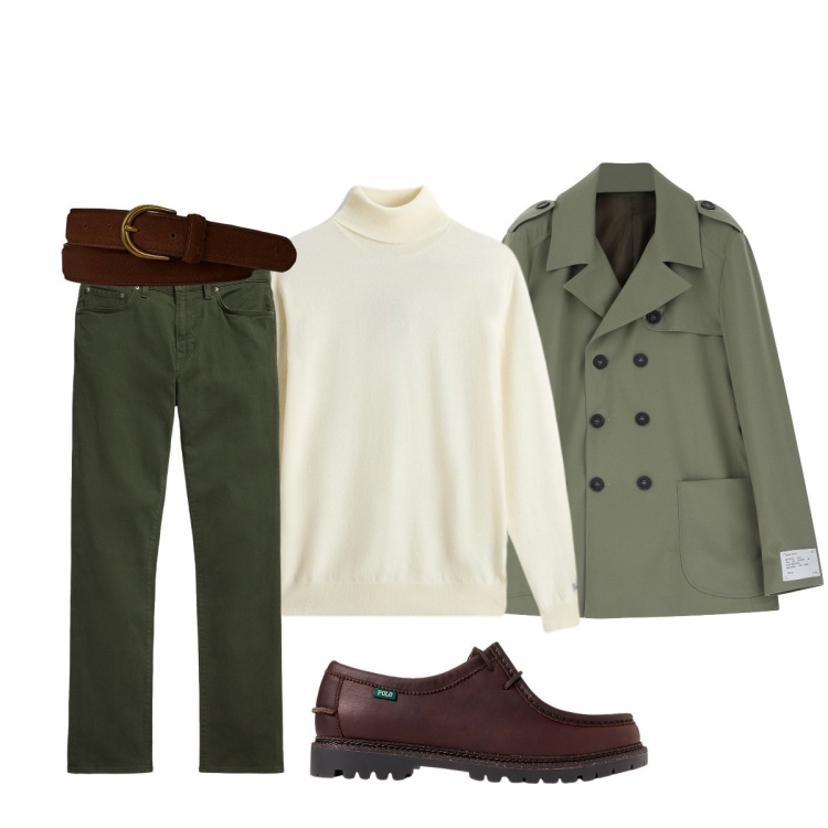 Outfit uomo - Trendy... Stile Trendy per Tutti i giorni. Abbinamento con giacche, scarpe stringate, cinture, pantaloni, maglieria.