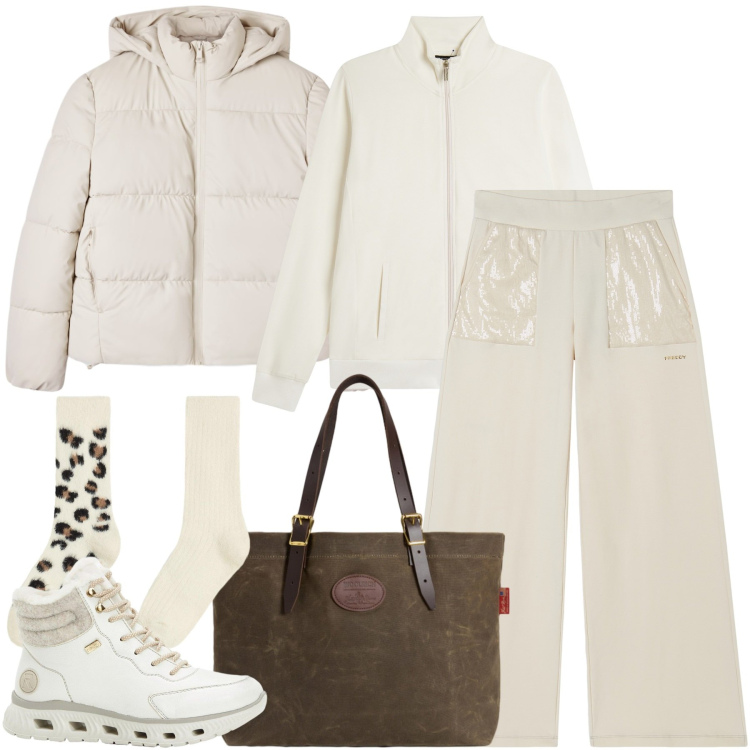 Outfit donna - La mia giacca bomber. Stile Sporty chic per Tutti i giorni. Abbinamento con stivaletti, calzini, bomber, pantaloni sportivi, felpe, borse tote.