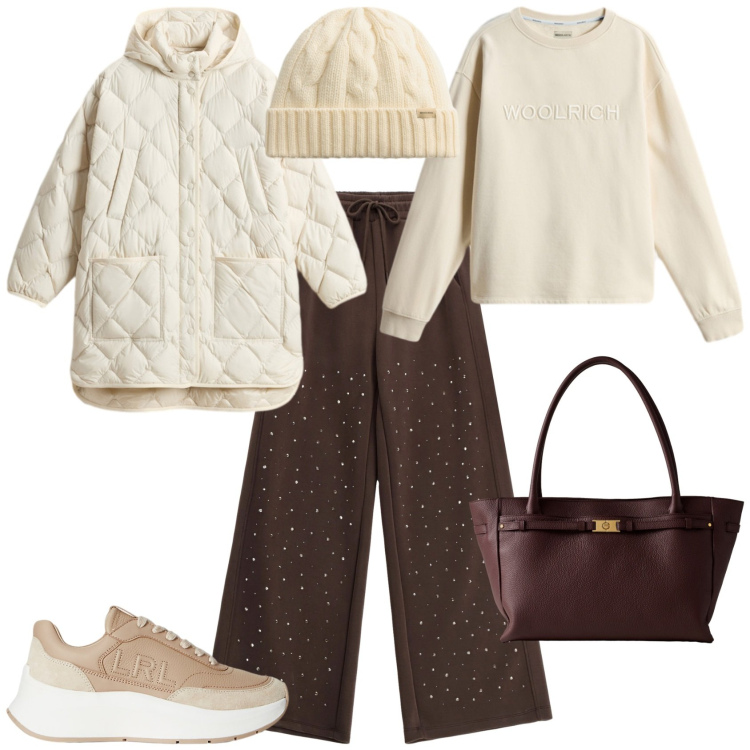 Outfit donna - Trendy ogni giorno. Stile Trendy per Tutti i giorni. Abbinamento con pantaloni, shopping bag, sneakers, berretti, blazer, felpe.