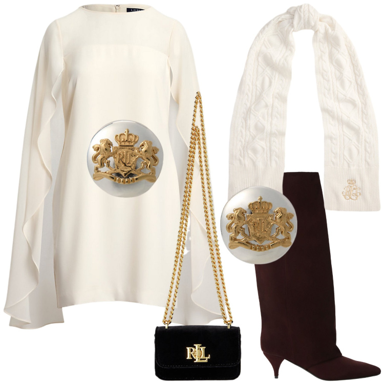 Outfit donna - Mini dress. Stile Sexy per Serata fuori. Abbinamento con stivali, orecchini, vestiti a tubino, pochette, sciarpe.