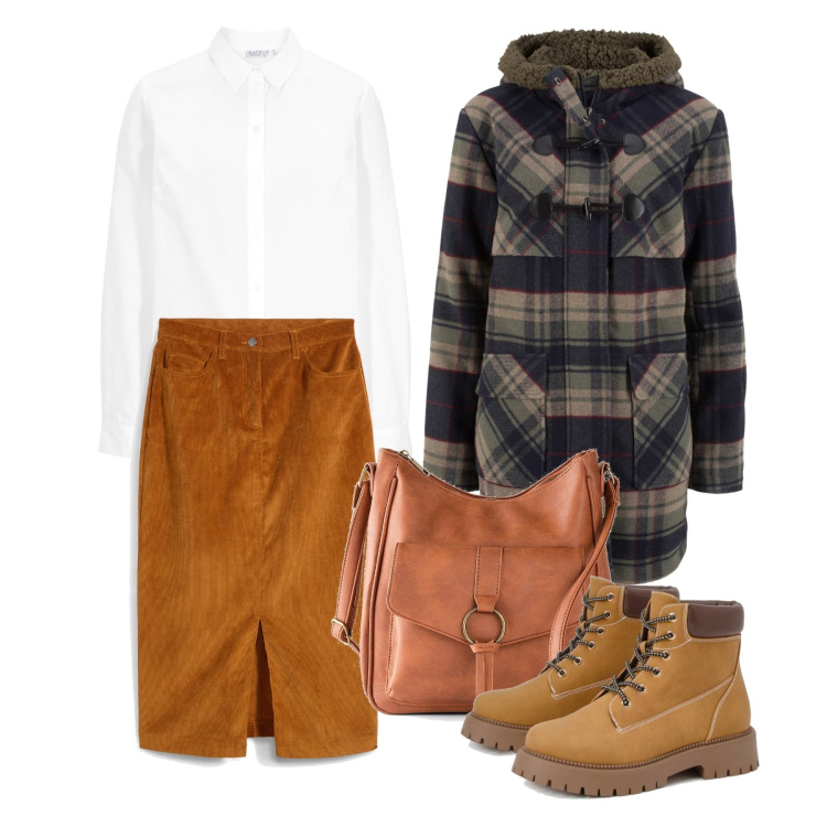 Outfit femme - Novembre. Style Casual chic pour Tous les jours. Assortir avec robes longues, manteaux, sacs en bandoulière, chemisiers, bottes.