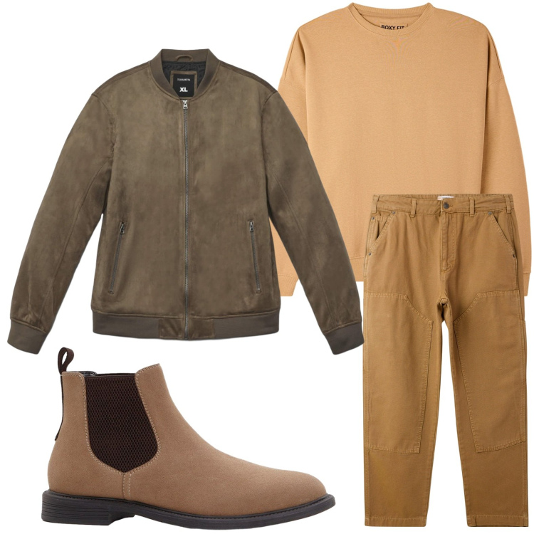 Outfit uomo - Il maglione tradizionale. Stile Trendy per Tutti i giorni. Abbinamento con stivali e stivaletti, felpe, pantaloni, giacche.