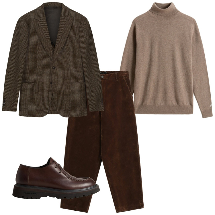 Outfit uomo - Capospalla sartoriale. Stile Casual per Tutti i giorni. Abbinamento con pantaloni, maglieria, scarpe stringate, giacche.