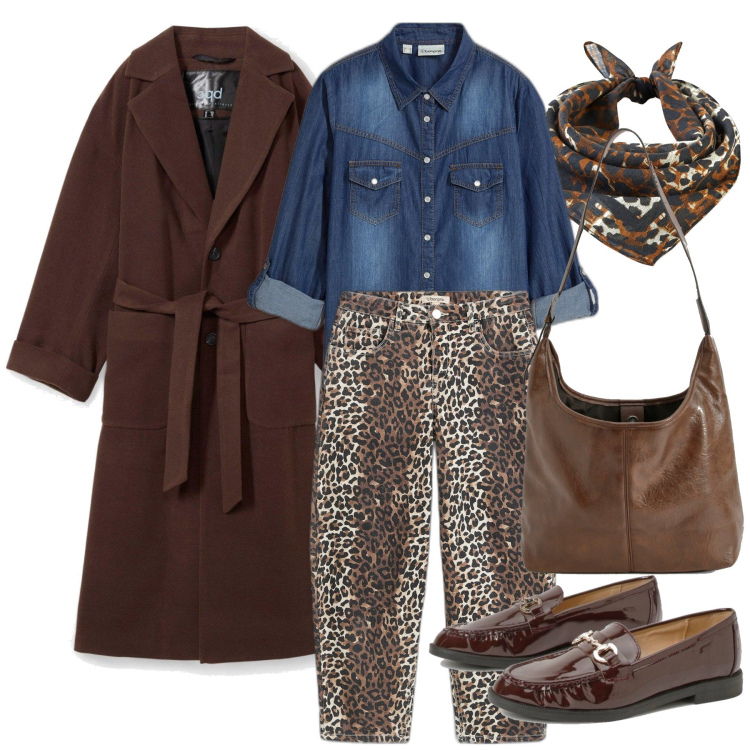 Outfit femme - Novembre. Style Tendance pour Tous les jours. Assortir avec pantalon , manteaux, foulards, chemisiers, mocassins, sacs à main.