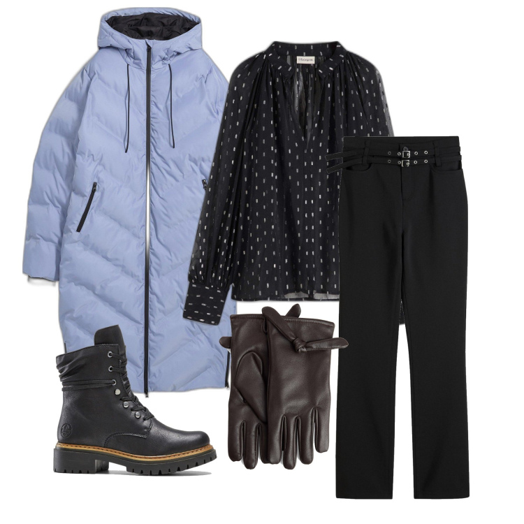 Outfit femme - Novembre. Style Tendance pour Tous les jours. Assortir avec bottes, pantalon , tuniques, doudounes, gants.