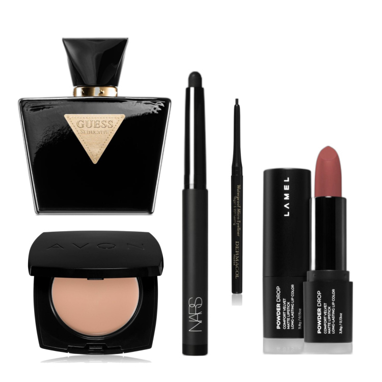 Outfit donna - Grown woman energy. Abbinamento con eyeliner, profumi, rossetti, ombretti, fondotinta.