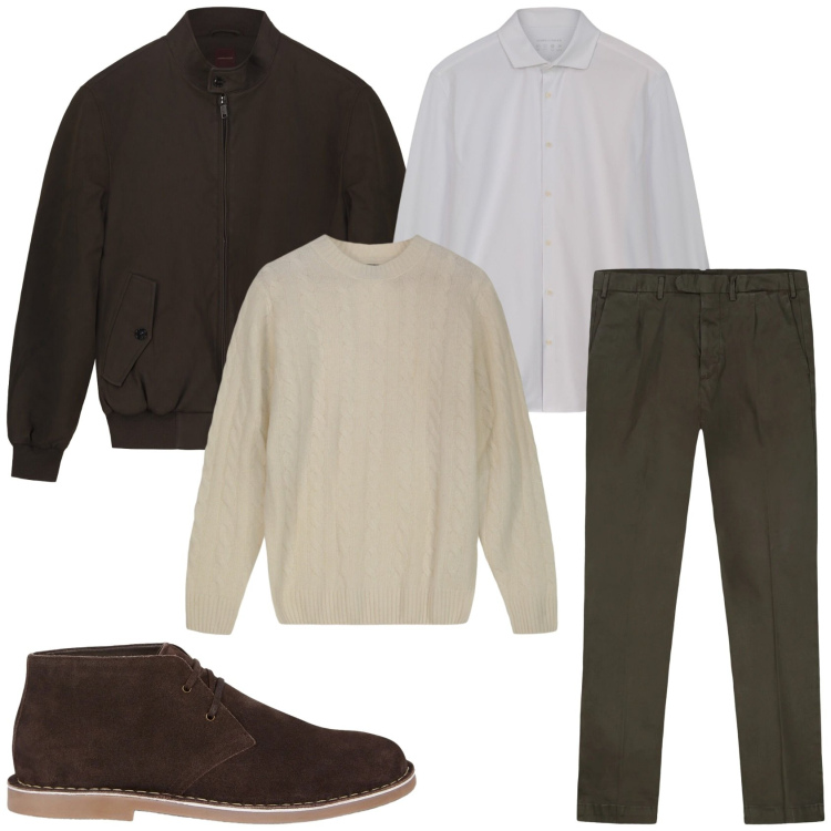 Outfit uomo - Stile di vita. Stile Trendy per Tutti i giorni. Abbinamento con camicie, pantaloni, stivali e stivaletti, bomber, maglieria.