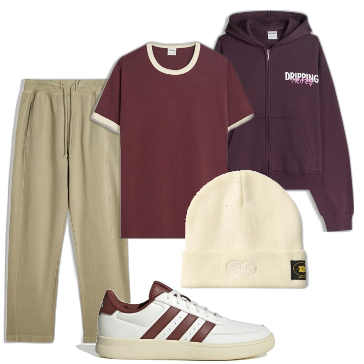 Outfit hombre - Casual look. Estilo Casual para Todos los días. Combinación con sneakers, pantalones, gorros, camiseta, sudaderas.