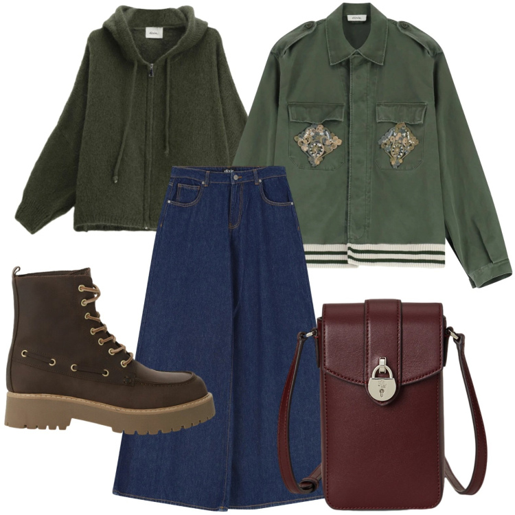 Outfit donna - La giacca con dettagli luminosi. Stile Glamour per Tutti i giorni. Abbinamento con jeans, cappotti, cardigans, stivaletti, borse a tracolla.