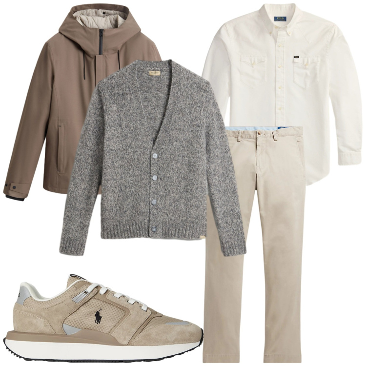 Outfit uomo - Il mio colore preferito. Stile Trendy per Tutti i giorni. Abbinamento con pantaloni, sneakers, camicie, cardigans, giacche.