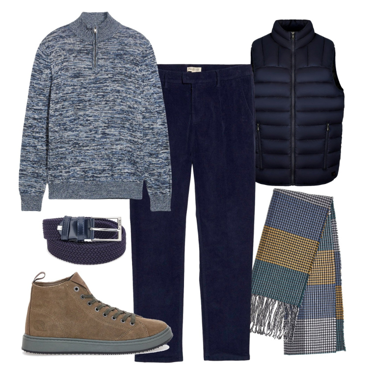 Outfit uomo - Maglione delle feste!. Stile Casual per Tutti i giorni. Abbinamento con maglieria, pantaloni, piumini, sciarpe, sneakers, cinture.