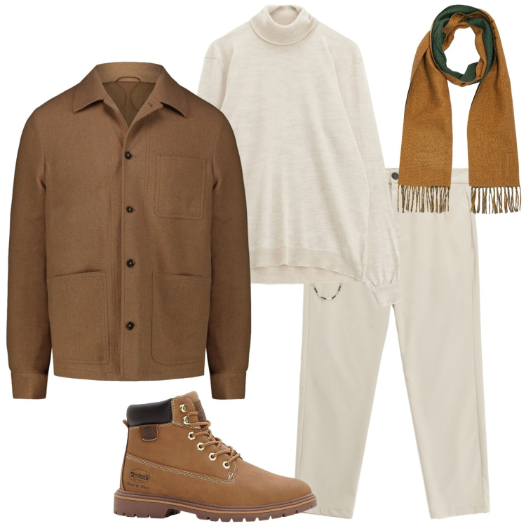 Outfit uomo - Urban style. Stile Urban per Tutti i giorni. Abbinamento con stivali e stivaletti, pantaloni, maglieria, sciarpe, cappotti.