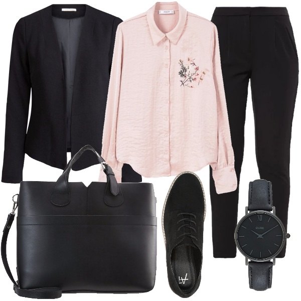 Outfit donna - Insolito mannish. Stile Trendy per Ufficio.