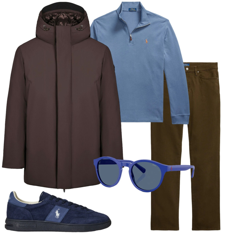 Outfit uomo - Urban style. Stile Urban per Tutti i giorni. Abbinamento con pullovers, occhiali da sole, pantaloni, sneakers, giacche.