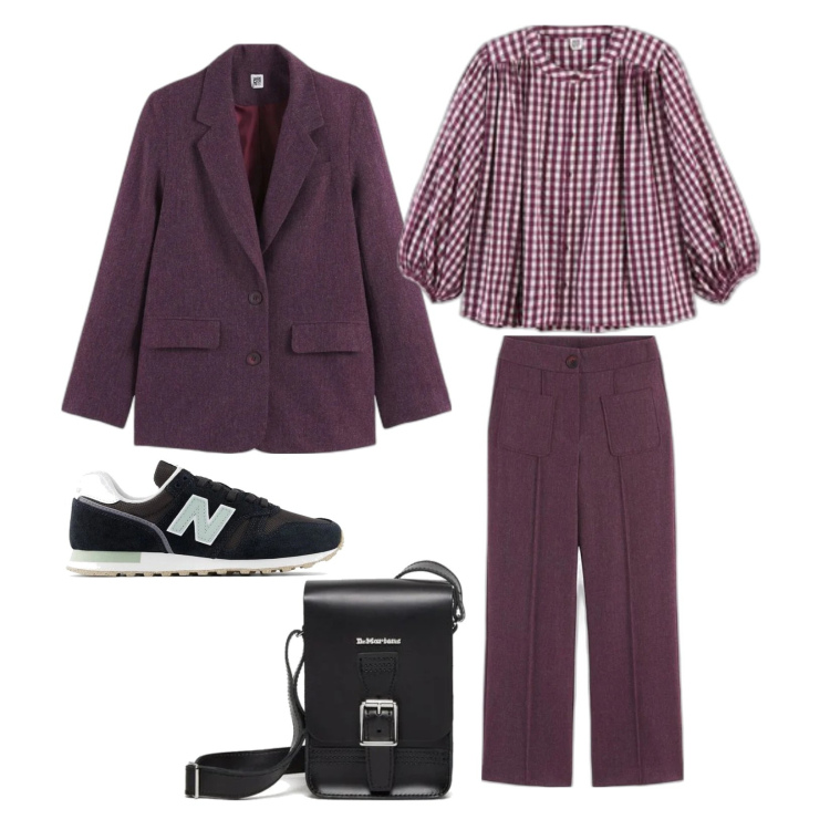Outfit mujer - Invierno en rojos. Estilo Urban para Todos los días. look ideal para Tall/Alta. Combinación con camisas, sneakers, pantalones, blazers, bolsos de mano.