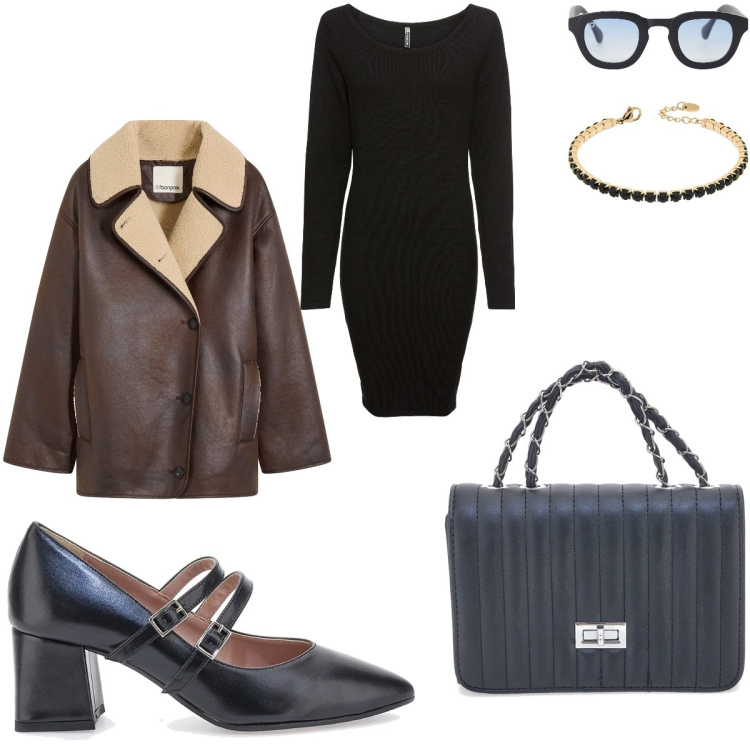 Outfit donna - Warm water and some ice water. Stile 70s per Cerimonia. Abbinamento con vestiti lunghi, blazer, occhiali da sole, braccialetti, décolleté, borse a tracolla.