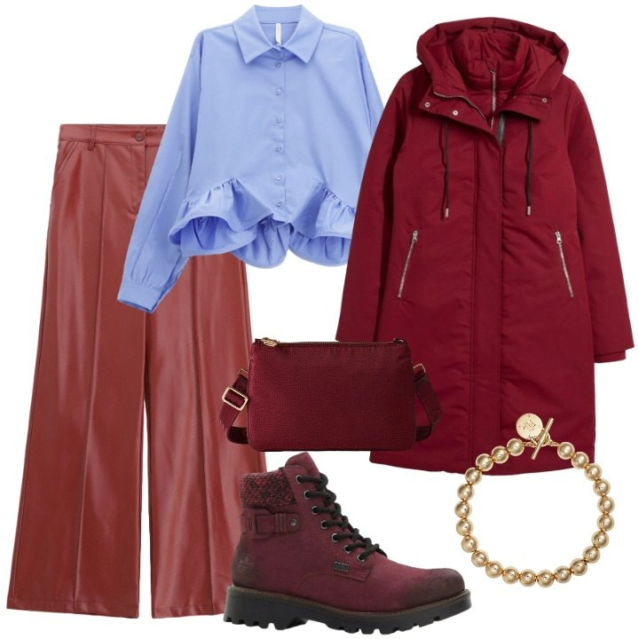 Outfit donna - IL parka. Stile Casual per Tutti i giorni. Abbinamento con piumini, stivaletti, pantaloni, camicie, borse a tracolla, braccialetti.