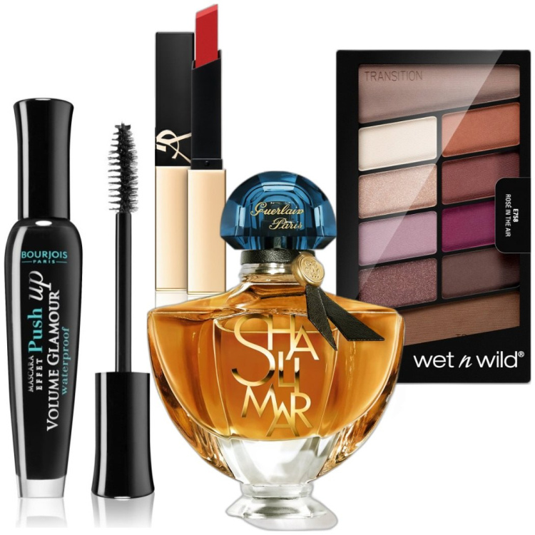 Outfit donna - Beauty-box #2305065. Abbinamento con mascara, ombretti, profumi, rossetti.