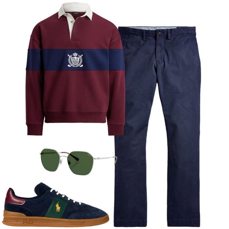 Outfit uomo - Dicembre. Stile Urban per Tutti i giorni. Abbinamento con pantaloni, sneakers, occhiali da sole, felpe.